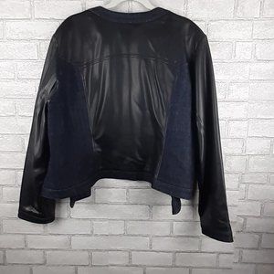 INC International Concepts  Leather Jacket
